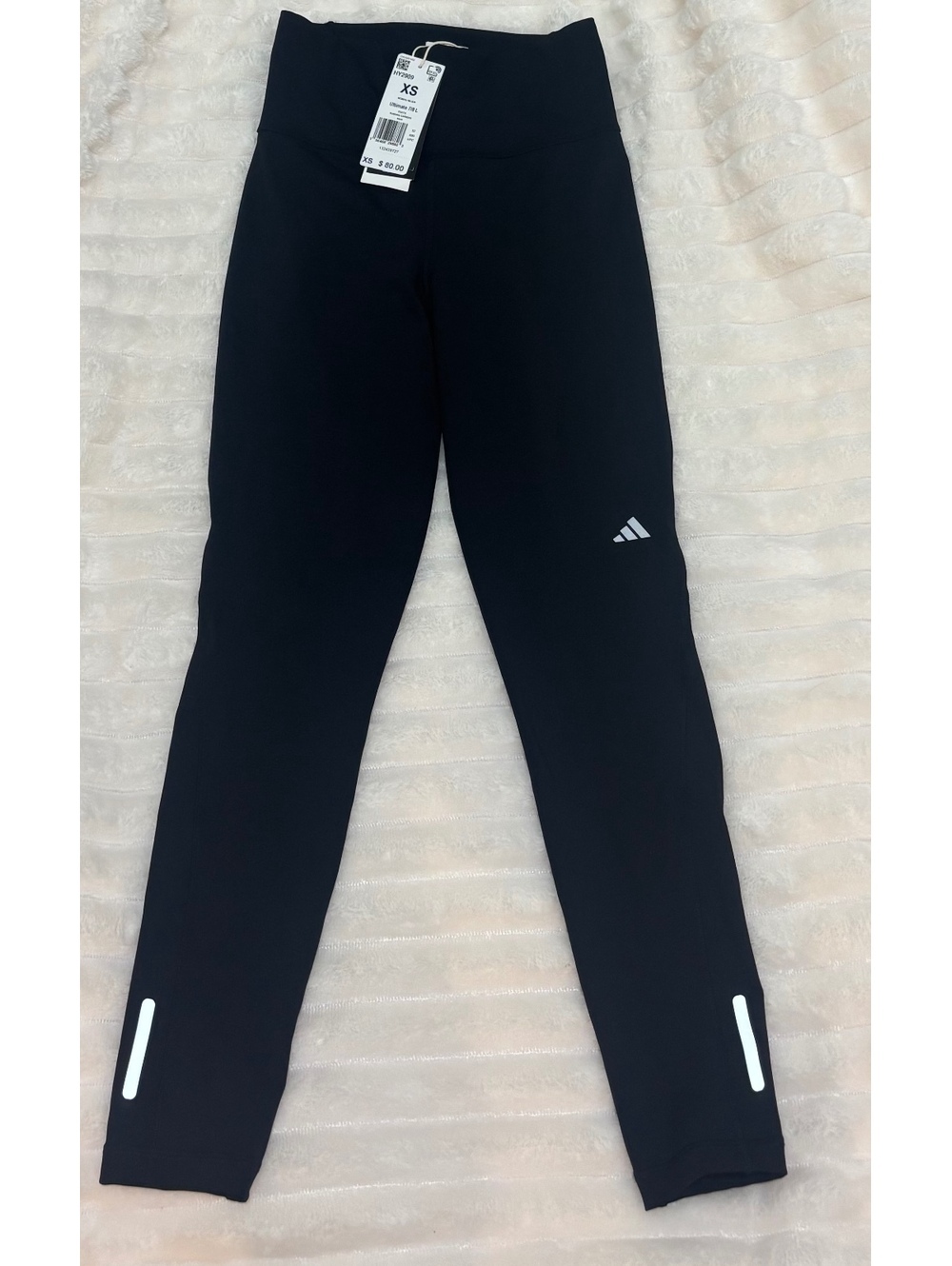 Adidas Ultimate 7/8 AEROREADY Running Leggings Black XS NWT High Rise
